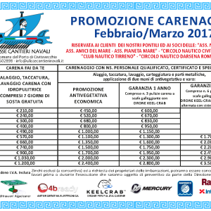 Promozione Carenaggio Feb-Mar 2017